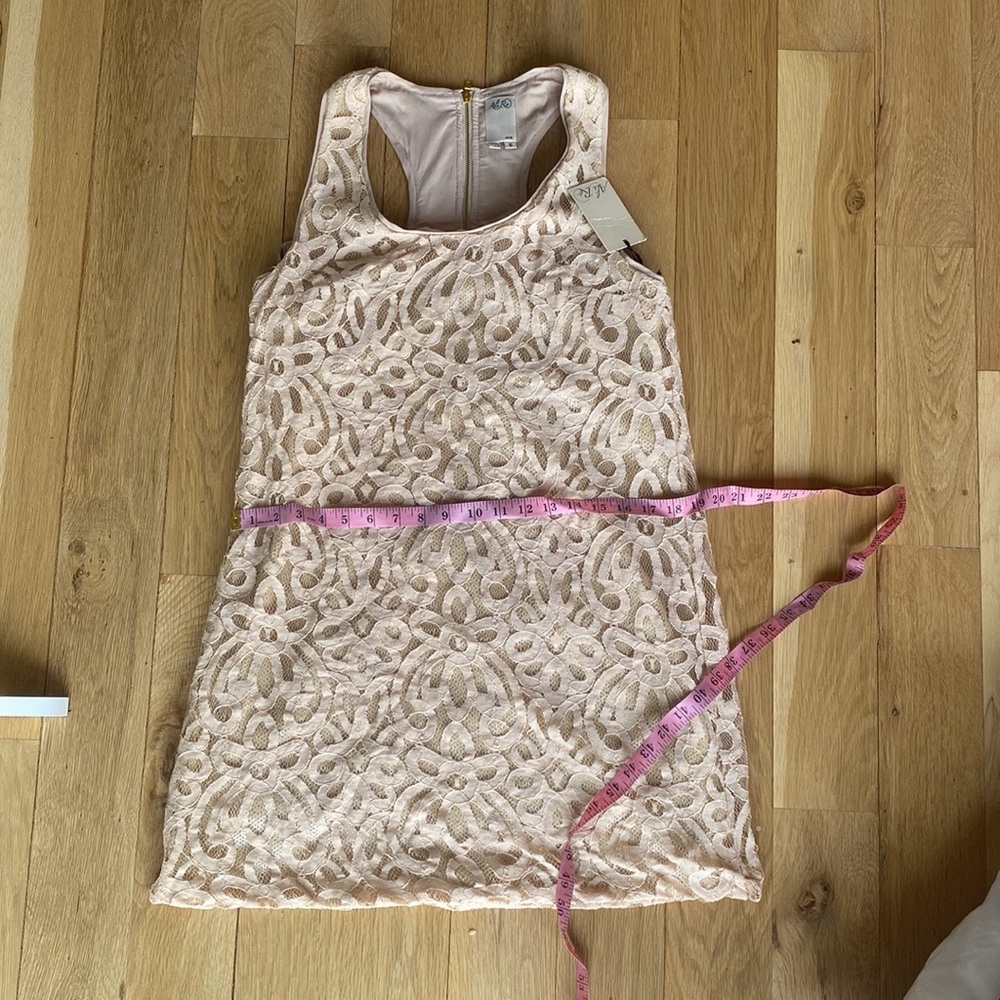 Ali Ro beige dress lace overlay - Picture 7 of 7